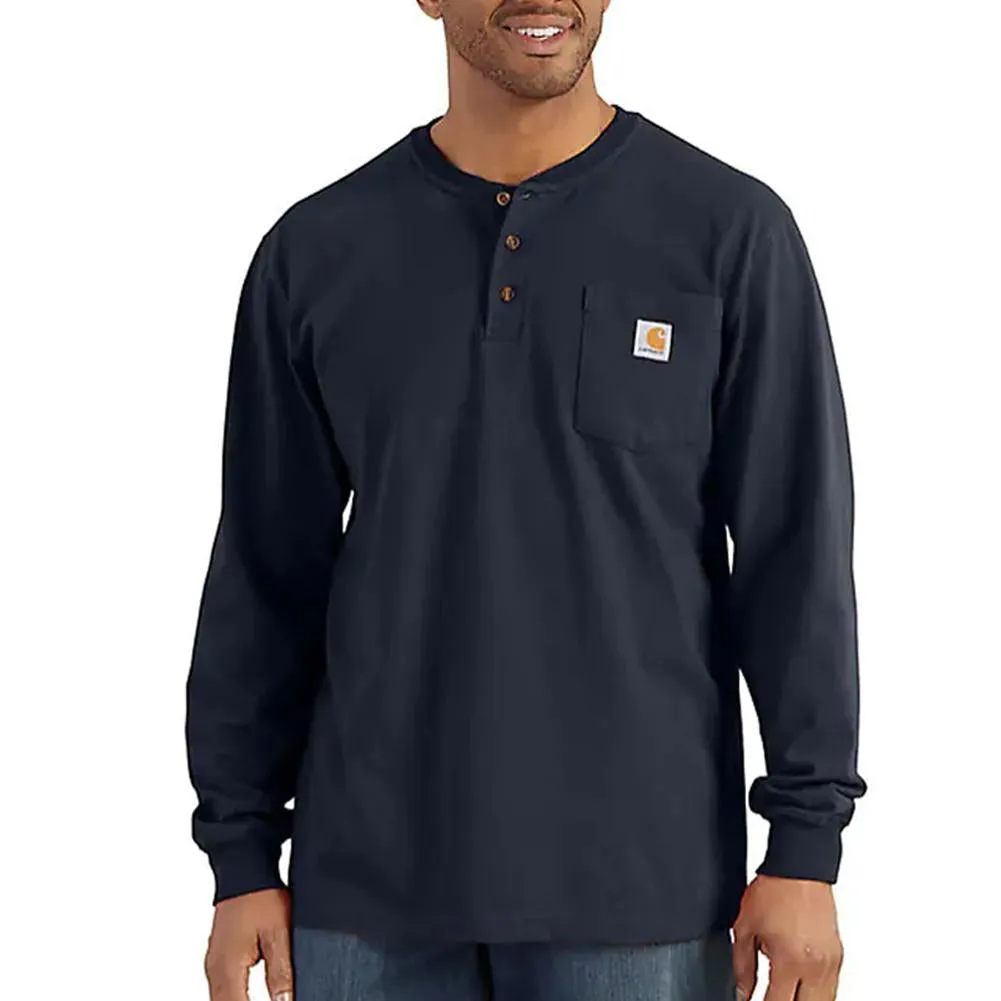 Workwear Long Sleeve Henley - TALL - K128TALL
