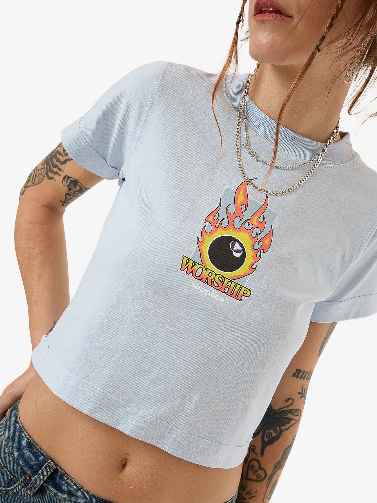 WORSHIP - Try Again Boy Tee - Ice Melt