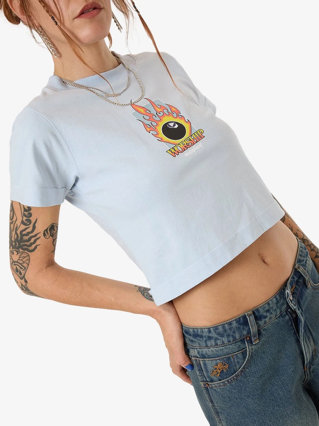 WORSHIP - Try Again Boy Tee - Ice Melt