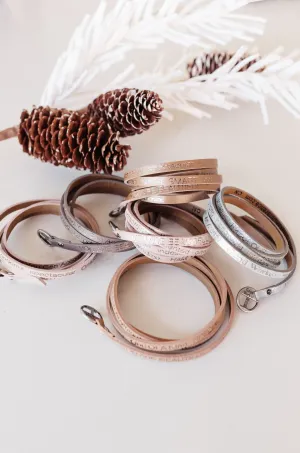 You Are Beautiful Wrap Around Bracelet
