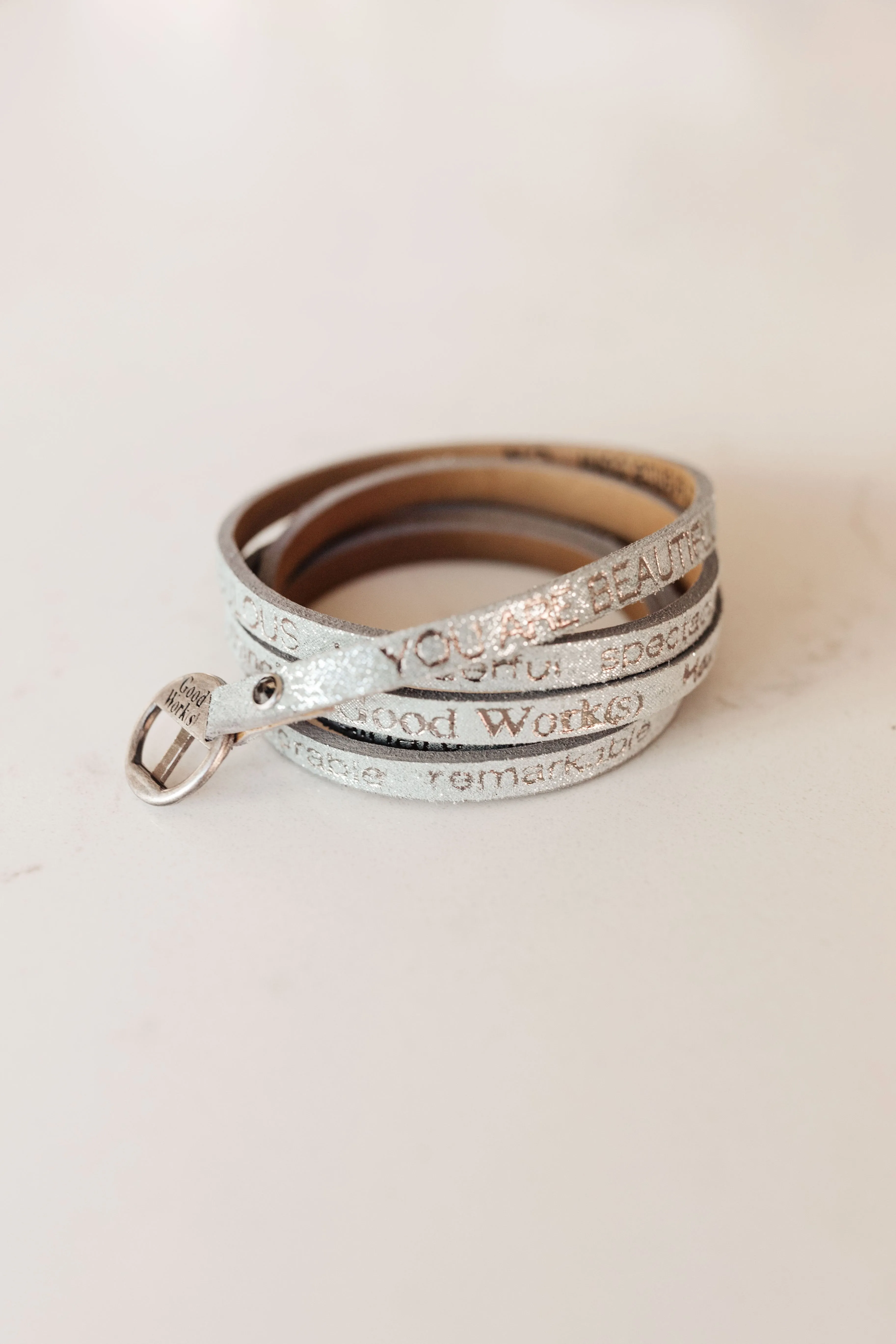 You Are Beautiful Wrap Around Bracelet