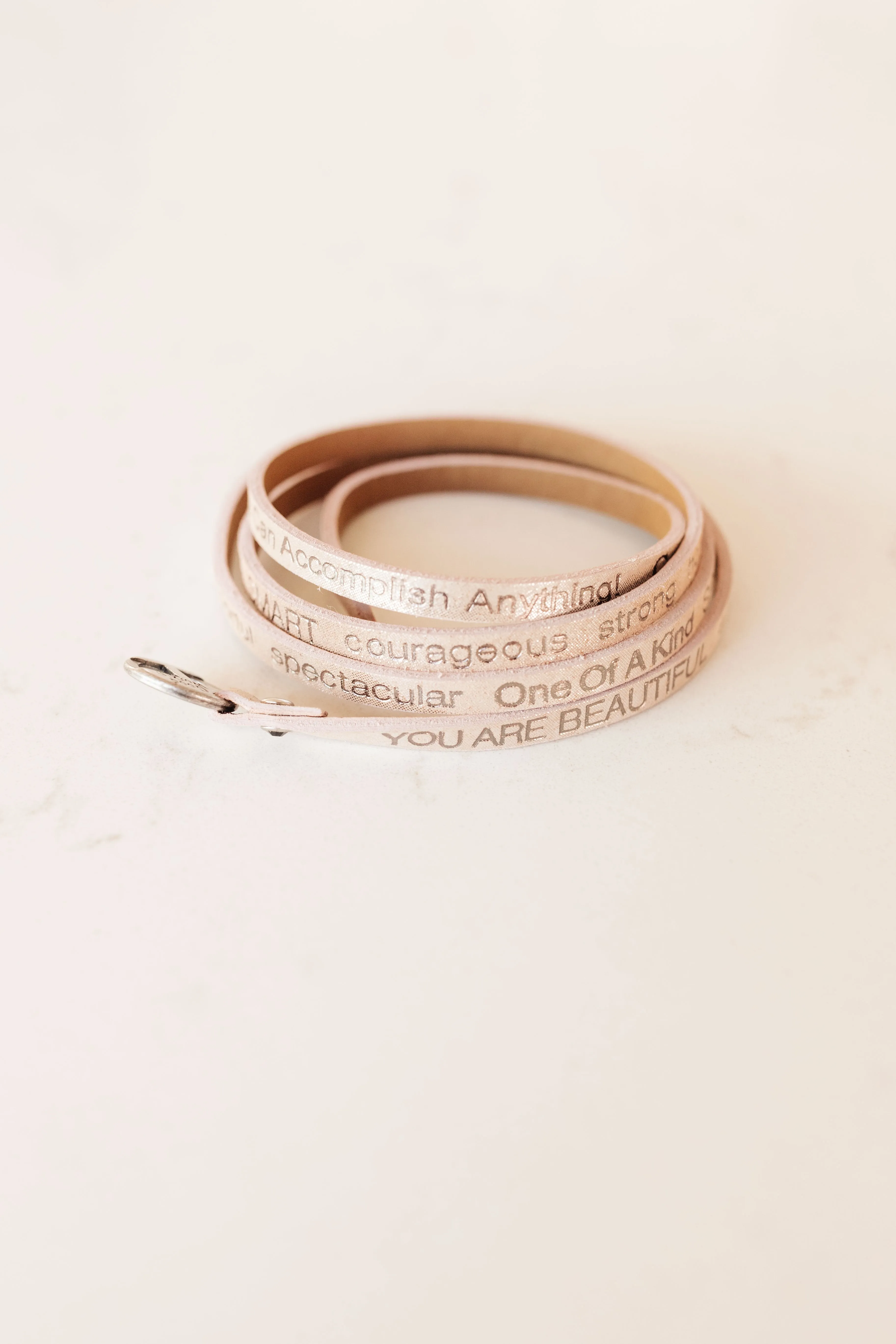 You Are Beautiful Wrap Around Bracelet