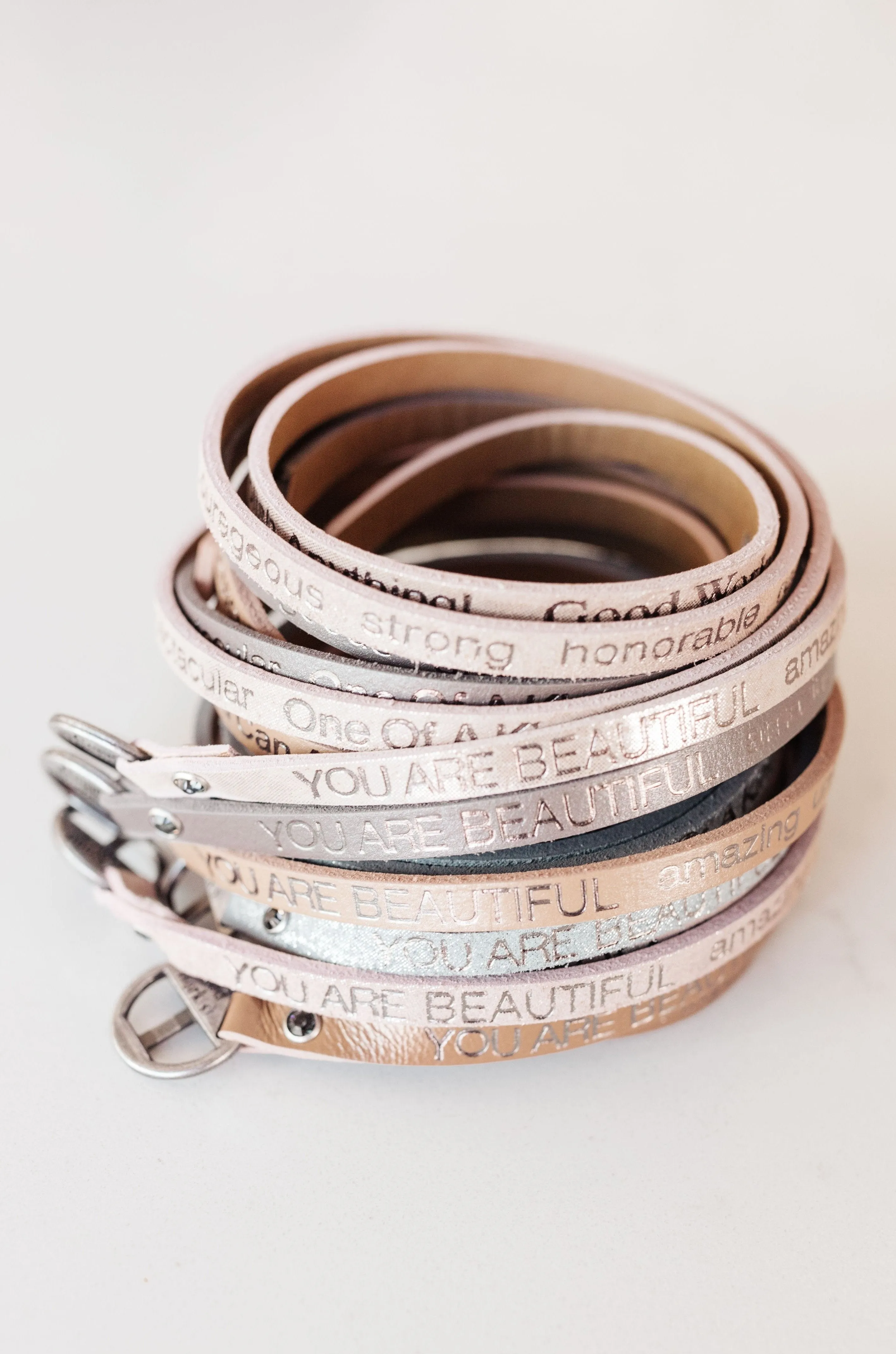 You Are Beautiful Wrap Around Bracelet