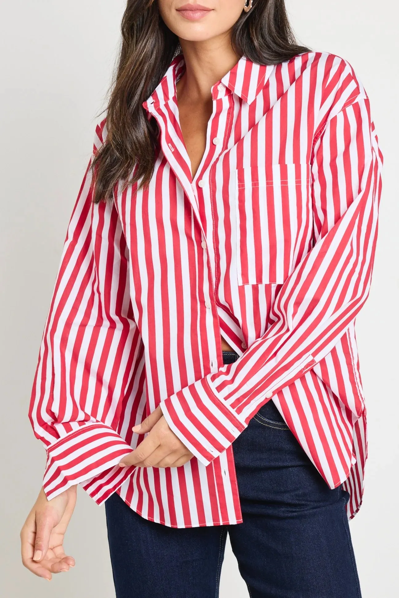 You Got This Red Stripe Shirt