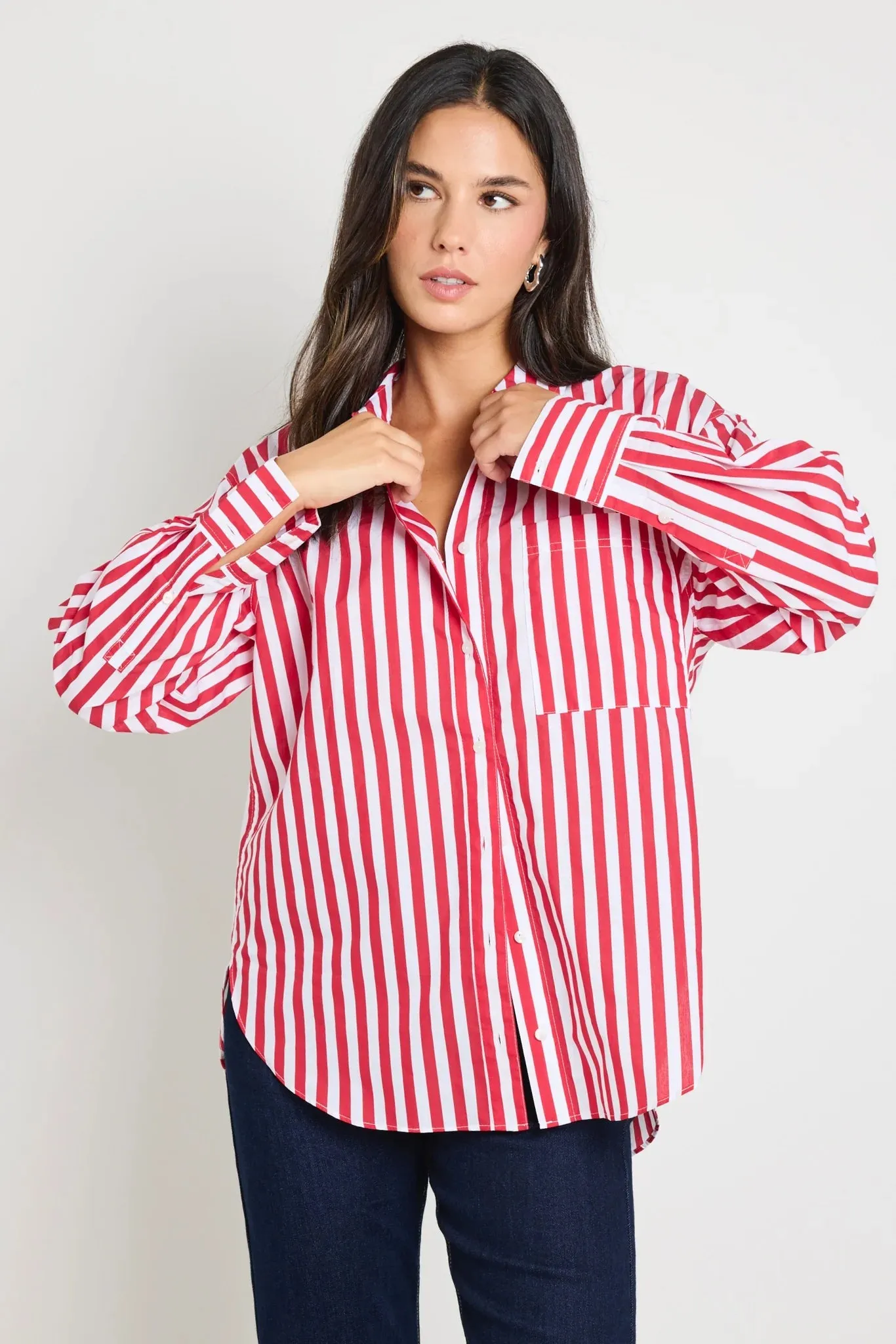 You Got This Red Stripe Shirt