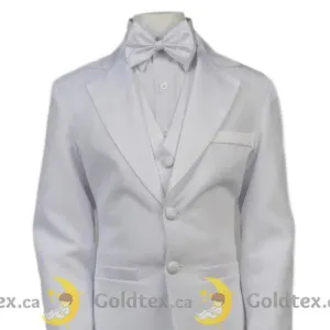 Zighi® 5 Piece White Tuxedo