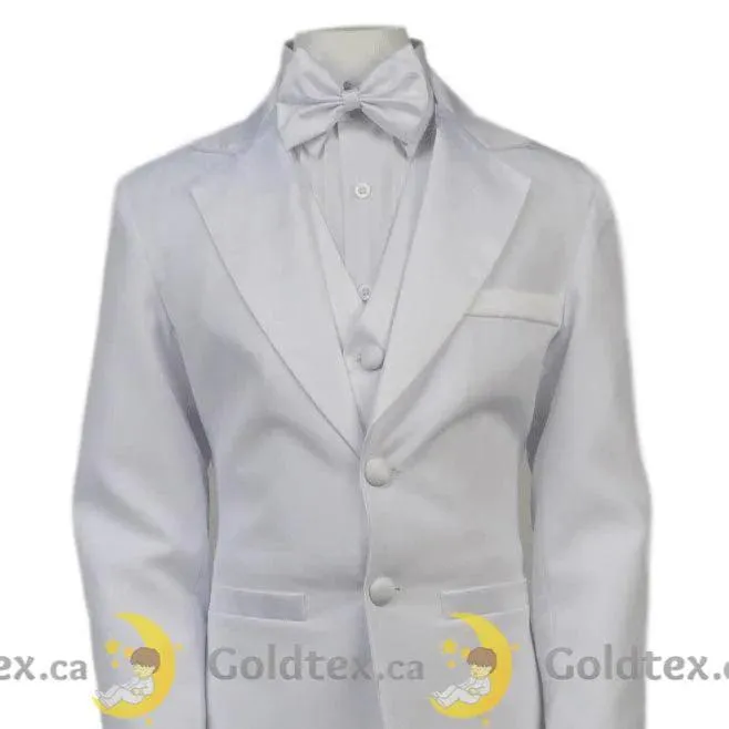 Zighi® 5 Piece White Tuxedo