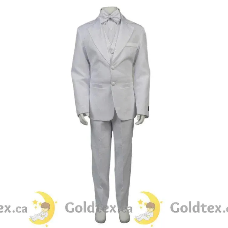 Zighi® 5 Piece White Tuxedo